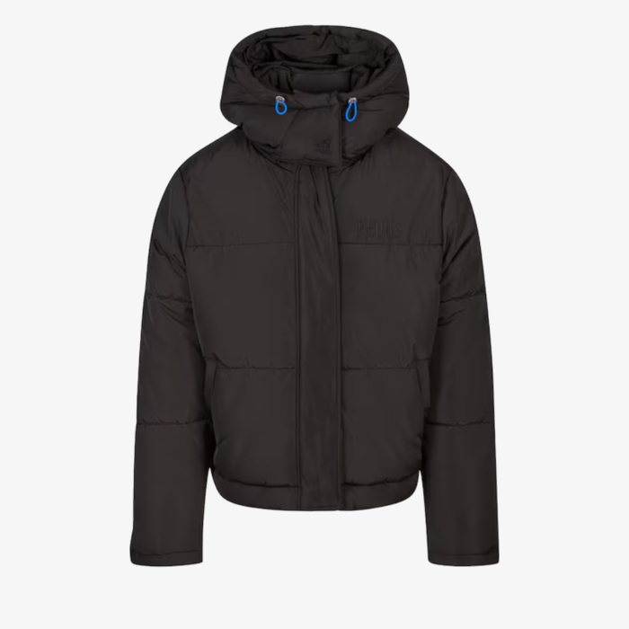 Pequs Chest Logo Jacke Black