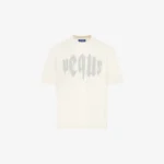 Pequs Mythic Logo T Shirt Whisper White.webp