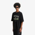 Pequs Olive Coin Relic T Shirt 4.webp